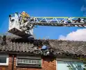 Zolderbrand veroorzaakt flinke schade