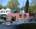 Deur geramd door brandweer bij gasincident
