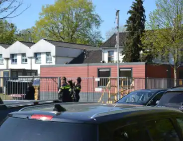 Deur geramd door brandweer bij gasincident