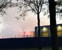 Grote buitenbrand vergt langdurige brandweerinzet