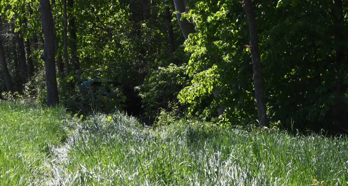 Bestuurster rakelings langs bomen bij ongeval - Foto 4