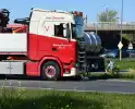 Fietser aangereden door vrachtauto