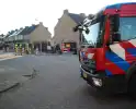 Gaslekkage in opengebroken straat, brandweer verricht metingen