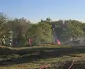 Oefening brandbestrijding in Vrouwenpolder