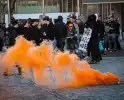 Vuurwerk tijdens anti-azc demonstratie