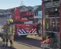 Woningbrand in aanbouw snel onder controle