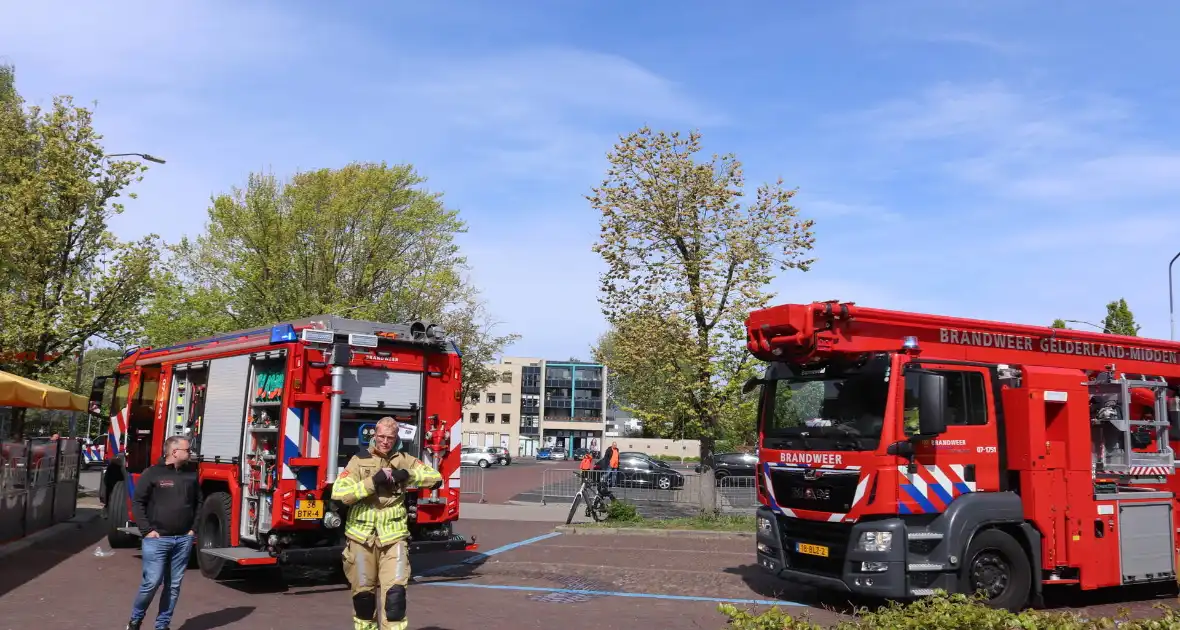 Brandweer snel ter plaatse bij woningbrand