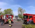 Brandweer snel ter plaatse bij woningbrand