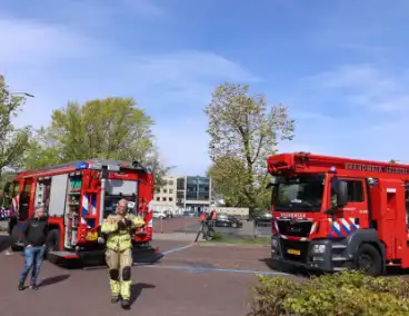 Brandweer snel ter plaatse bij woningbrand