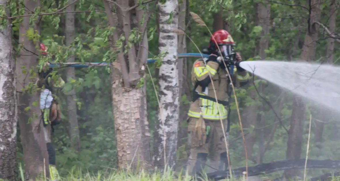 Brandende boomstammen moeilijk te bereiken - Foto 10