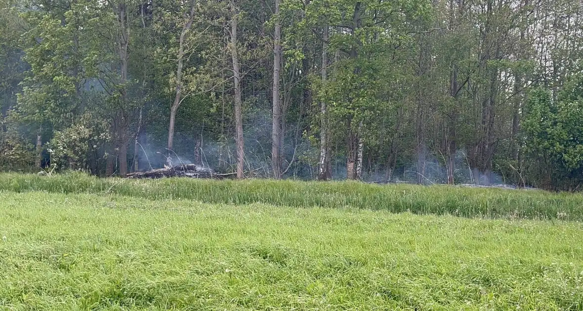 Brandende boomstammen moeilijk te bereiken - Foto 8