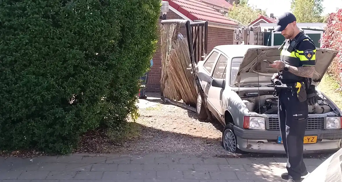 Bestuurder raakt gewond na ongeval