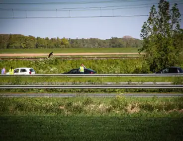 Ongeval tussen auto's leidt tot afzetting snelweg