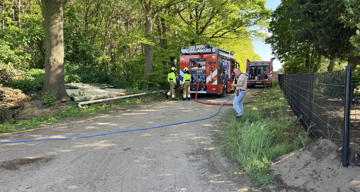 Brand in bosgebied vergt inzet van hulpdiensten