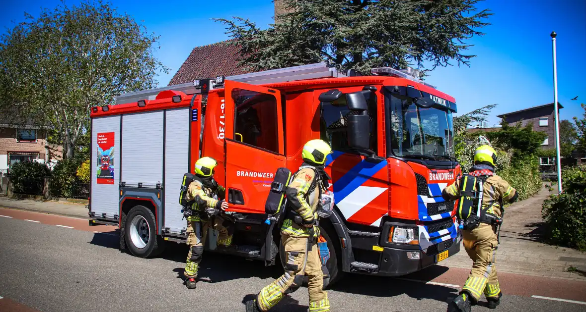 Kozijn vat vlam tijdens werkzaamheden - Foto 2