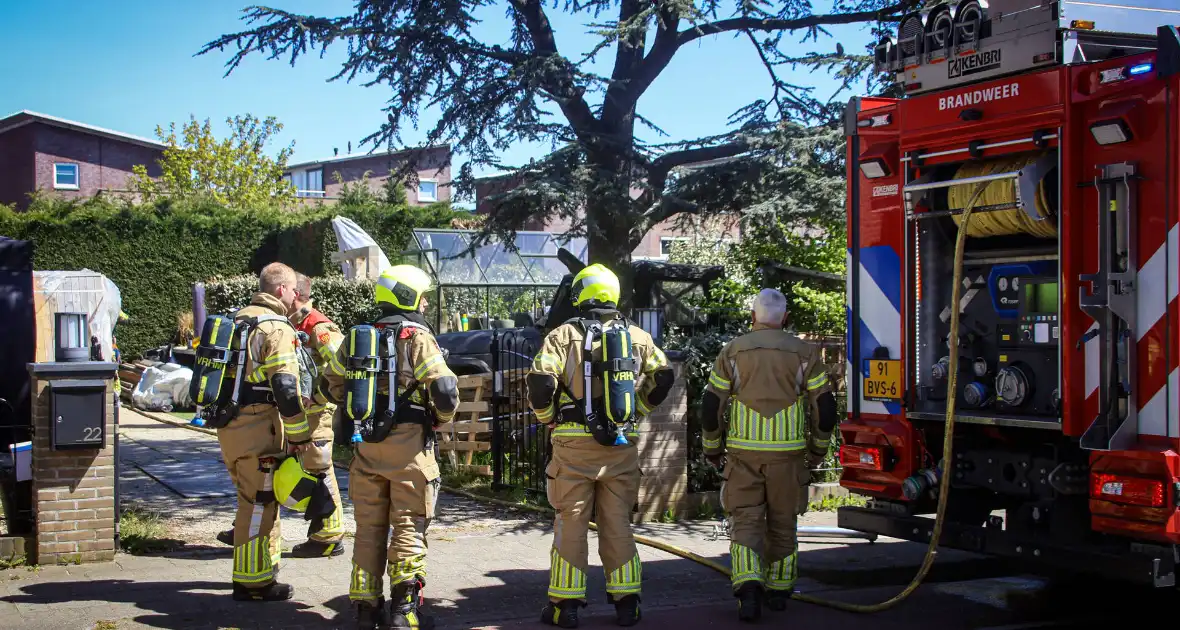 Kozijn vat vlam tijdens werkzaamheden - Foto 4