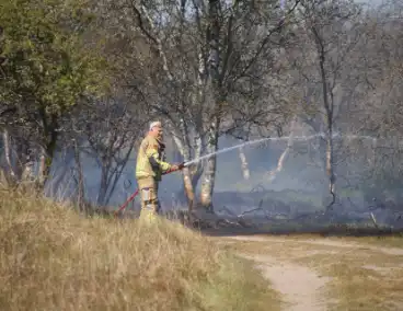 Brand in duingebied zorgt voor rookontwikkeling