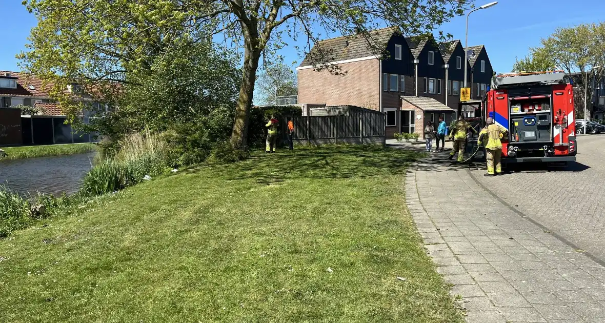 Brandweer reageert snel op buitenbrand in struiken