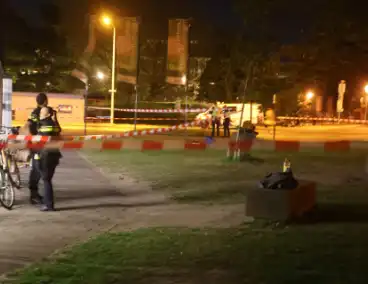 Politie houdt persoon aan na steekpartij