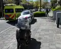 Scooterrijder ernstig gewond na valpartij