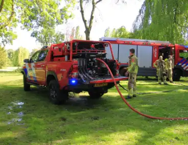 Buitenbrand in Weert snel onder controle