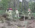 Beginnende bosbrand snel geblust