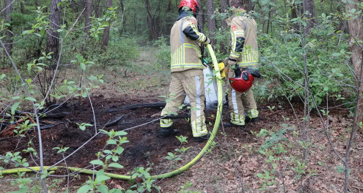 Beginnende bosbrand snel geblust - Foto 4