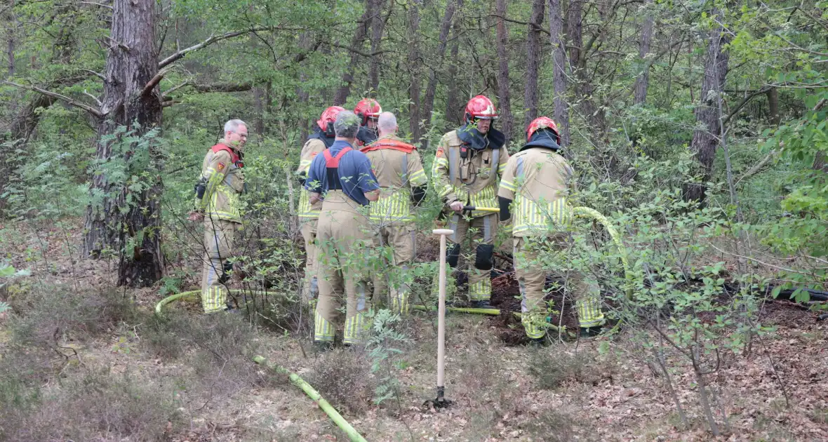 Beginnende bosbrand snel geblust - Foto 7