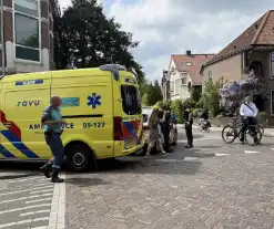 Oudere vrouw gewond bij aanrijding met fiets