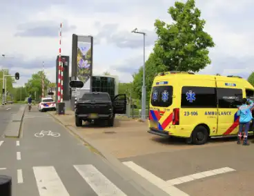 Voetganger aangereden door pick-up truck