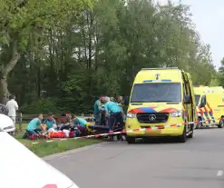 Motorrijder ernstig gewond bij ongeval, traumateam ingezet