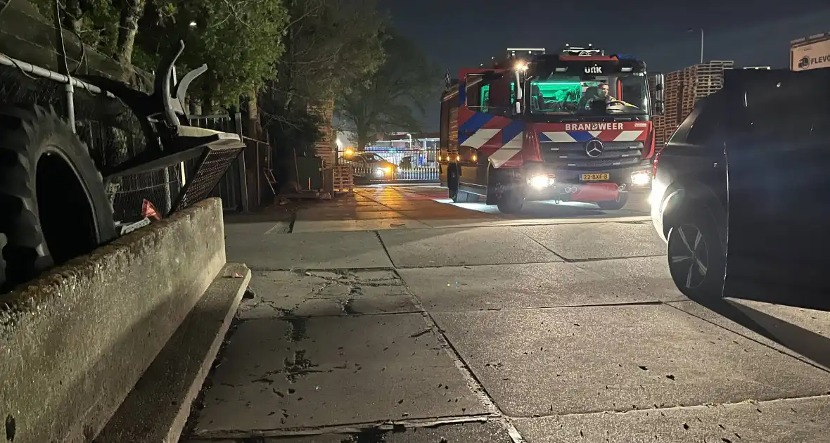 Brandweer ingeschakeld voor brand in vuurton - Foto 1