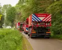 Brand in woning zorgt voor grote brandweerinzet