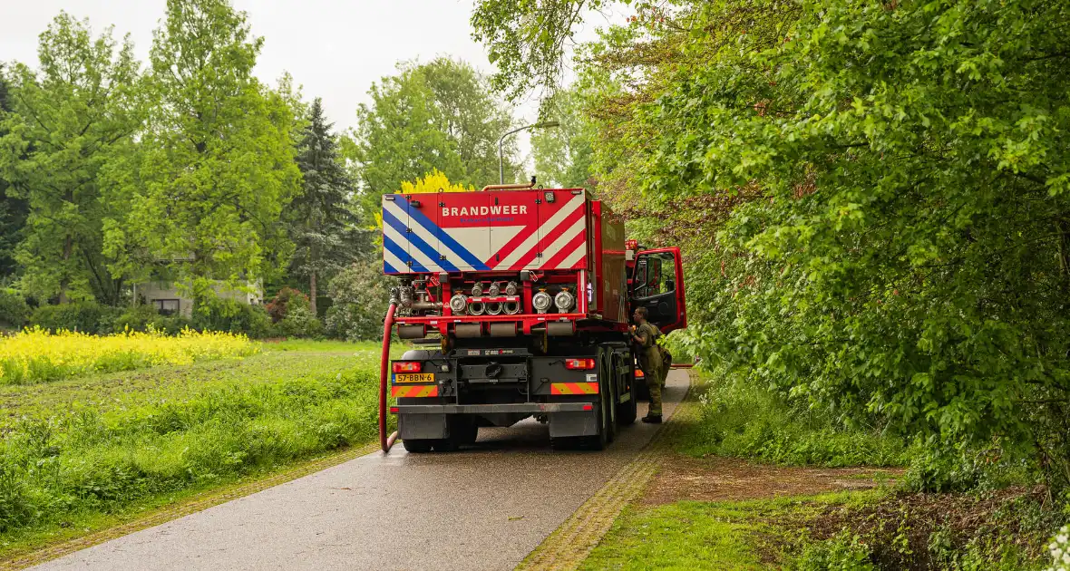Brand in woning zorgt voor grote brandweerinzet - Foto 1