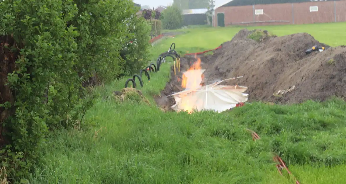 Gaslekkage veroorzaakt brand tijdens werkzaamheden - Foto 4