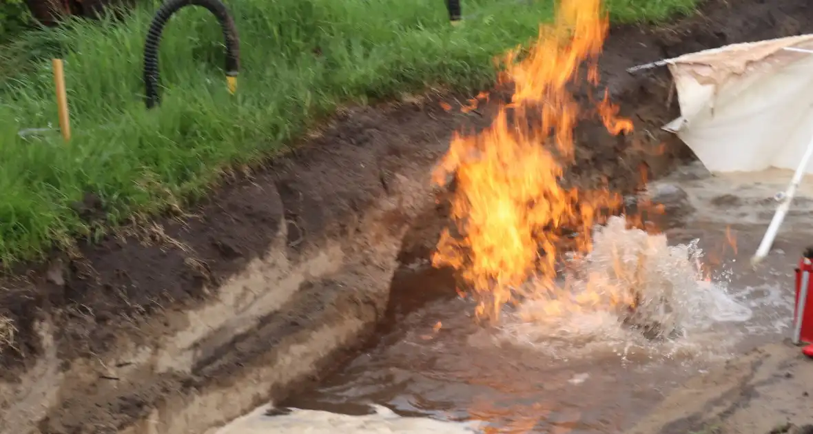 Gaslekkage veroorzaakt brand tijdens werkzaamheden - Foto 5
