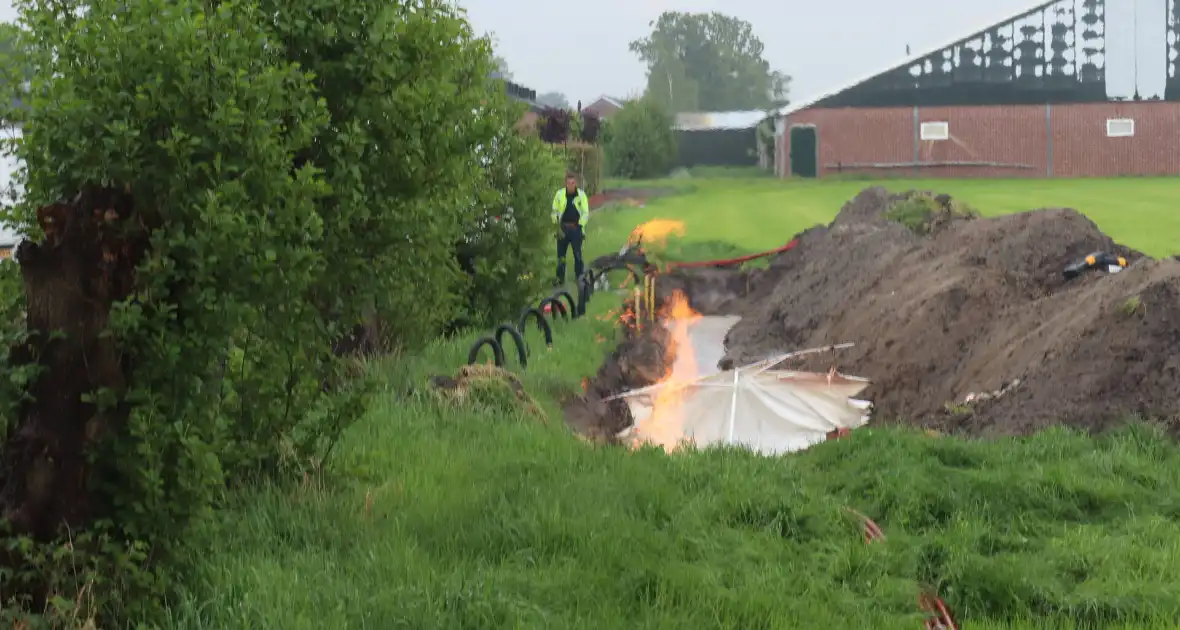 Gaslekkage veroorzaakt brand tijdens werkzaamheden - Foto 7