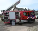 Brand op dak woning door werkzaamheden
