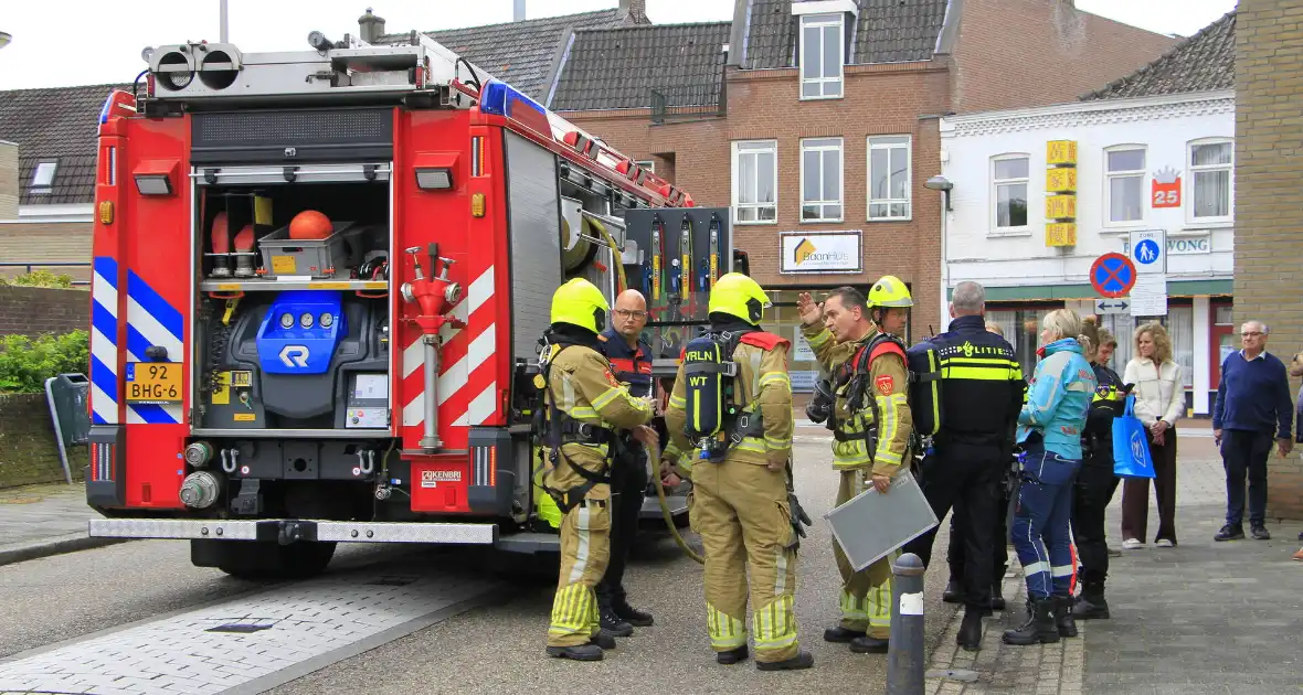 Stof uit kelder activeert rookmelders in gebouw - Foto 1