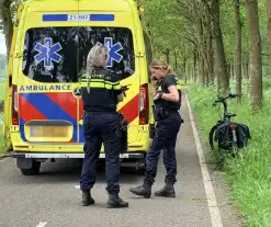 Gewonde man na ongeval gevonden langs fietspad