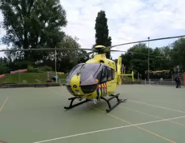 Traumahelikopter ingezet voor medisch incident in woning