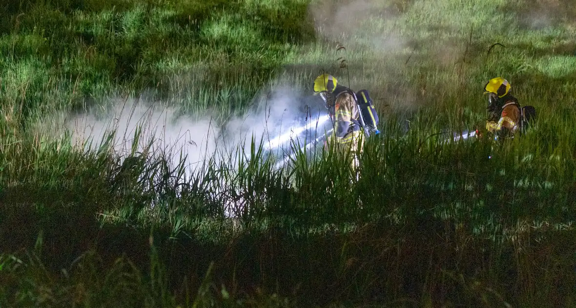 Brand in riet snel geblust - Foto 4