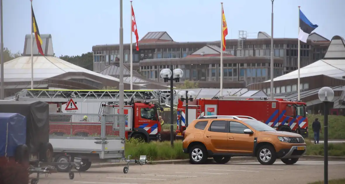 Brand bij restaurant van ESTEC snel opgeschaald naar middelbrand