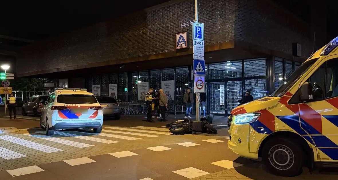 Ongeval met scooter en auto leidt tot onrust - Foto 1