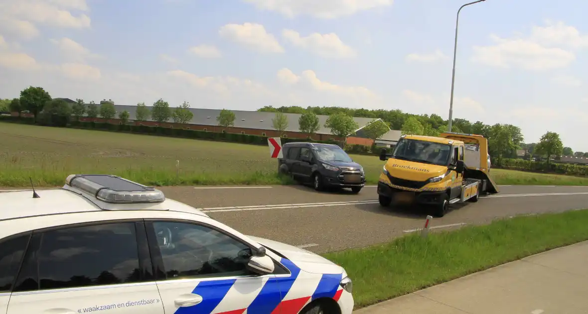 Aanrijding met forse schade door blackout