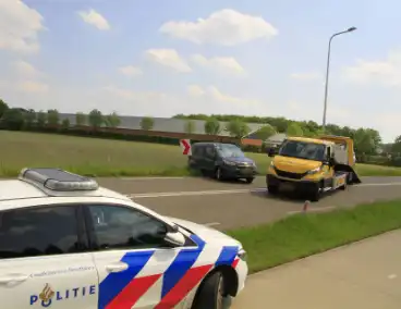 Aanrijding met forse schade door blackout