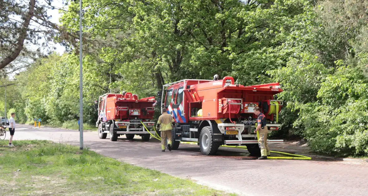 Brand in bosgebied onder controle