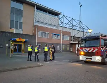 Grote rookontwikkeling bij oude Cambuurstadion