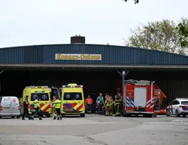Bedrijfsongeval leidt tot verwondingen