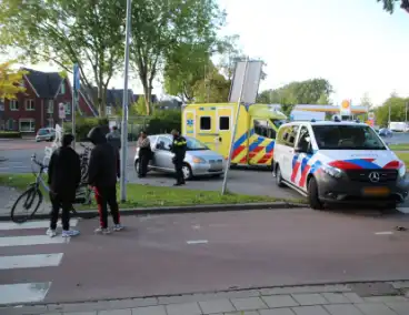 Ongeval tussen auto en fatbike